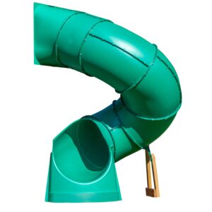 Spiral Right Exit Tube Slide For 5ft Decks
