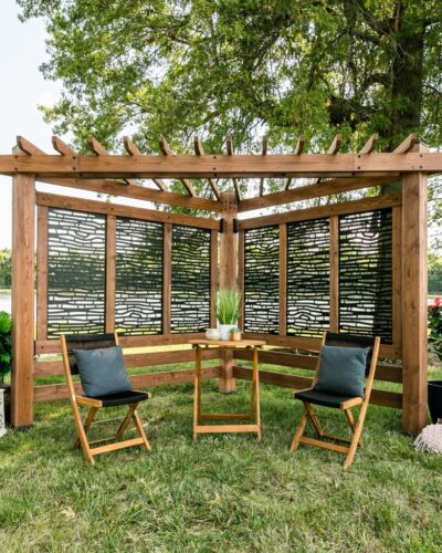 Verona Cabana Pergola Bamboo