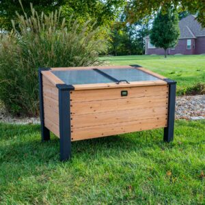 Aggie Cedar Cold Box Closed Lid