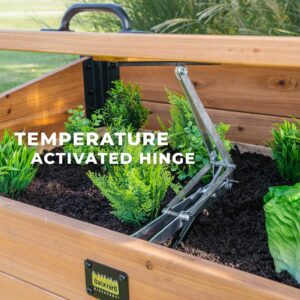temperature activated hinge